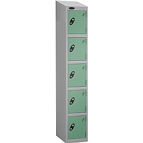 Equinox Silver Antibacterial Sloping Top Lockers