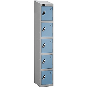Equinox Silver Antibacterial Sloping Top Lockers