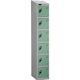 Equinox Silver Antibacterial Sloping Top Lockers