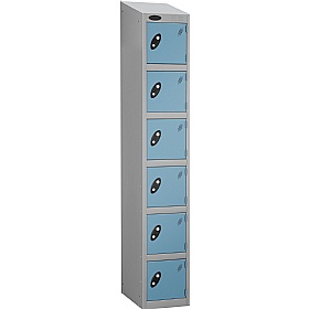 Equinox Silver Antibacterial Sloping Top Lockers