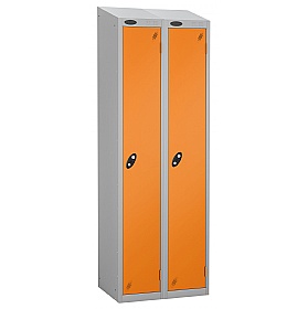 Equinox Silver Antibacterial Sloping Top Lockers