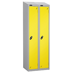 Equinox Silver Antibacterial Sloping Top Lockers