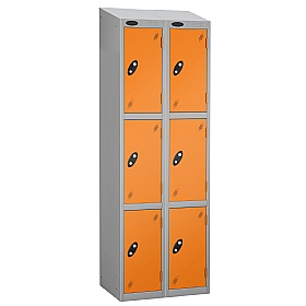 Equinox Silver Antibacterial Sloping Top Lockers