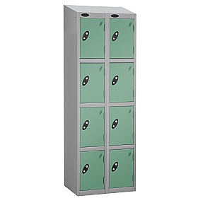 Equinox Silver Antibacterial Sloping Top Lockers