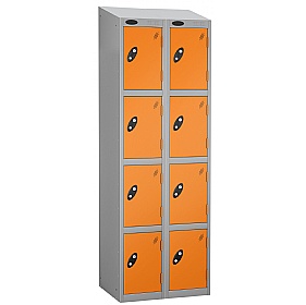 Equinox Silver Antibacterial Sloping Top Lockers