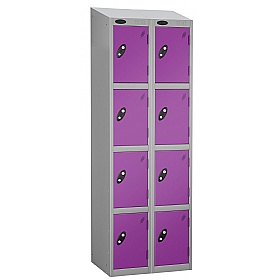 Equinox Silver Antibacterial Sloping Top Lockers