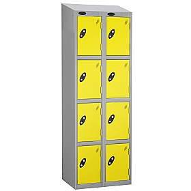 Equinox Silver Antibacterial Sloping Top Lockers