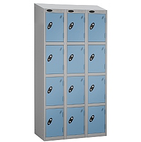 Equinox Silver Antibacterial Sloping Top Lockers
