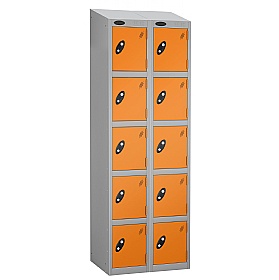 Equinox Silver Antibacterial Sloping Top Lockers