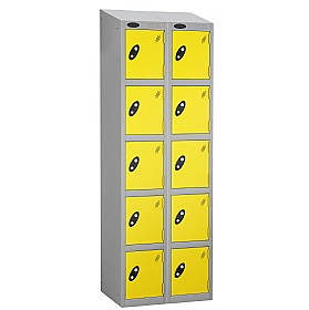 Equinox Silver Antibacterial Sloping Top Lockers