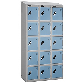 Equinox Silver Antibacterial Sloping Top Lockers