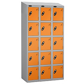 Equinox Silver Antibacterial Sloping Top Lockers