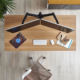 Lima Dual Screen Monitor Arm - Office Accessories
