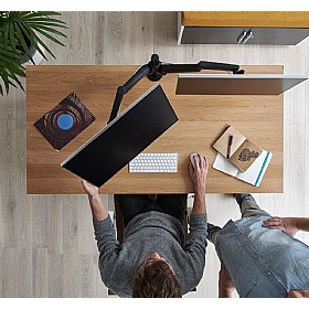 Lima Dual Screen Monitor Arm - Office Accessories