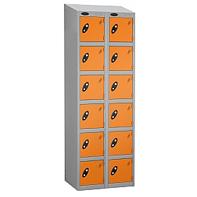 Equinox Silver Antibacterial Sloping Top Lockers