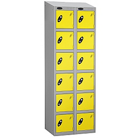 Equinox Silver Antibacterial Sloping Top Lockers