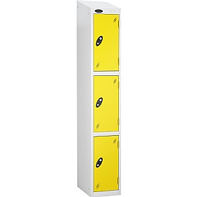 Equinox White Antibacterial Sloping Top Lockers