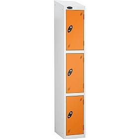 Equinox White Antibacterial Sloping Top Lockers