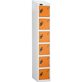 Equinox White Antibacterial Sloping Top Lockers