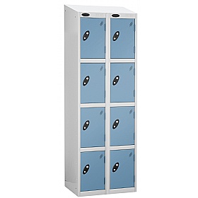 Equinox White Antibacterial Sloping Top Lockers