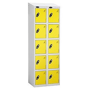 Equinox White Antibacterial Sloping Top Lockers