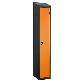 Equinox Black Antibacterial Sloping Top Lockers -