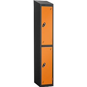 Equinox Black Antibacterial Sloping Top Lockers