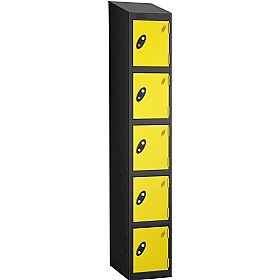 Equinox Black Antibacterial Sloping Top Lockers