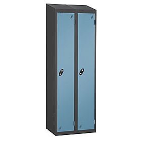 Equinox Black Antibacterial Sloping Top Lockers -