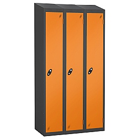 Equinox Black Antibacterial Sloping Top Lockers