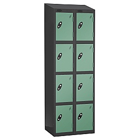 Equinox Black Antibacterial Sloping Top Lockers