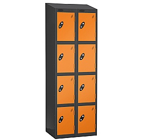 Equinox Black Antibacterial Sloping Top Lockers