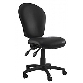 Ascot High Back Vinyl 3-Lever Operator Chairs
