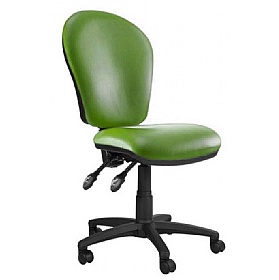 Ascot High Back Vinyl 3-Lever Operator Chairs