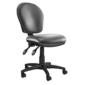 Ascot Medium Back Vinyl 3-Lever Operator Chairs