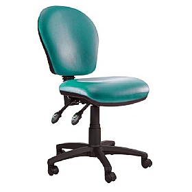 Ascot Medium Back Vinyl 2-Lever Operator Chairs