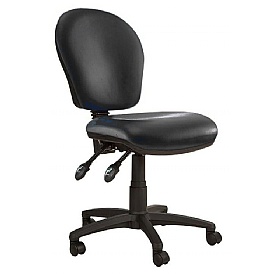 Ascot Medium Back Vinyl 2-Lever Operator Chairs
