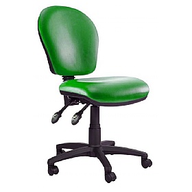 Ascot Medium Back Vinyl 2-Lever Operator Chairs