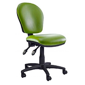 Ascot Medium Back Vinyl 2-Lever Operator Chairs