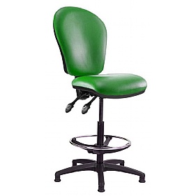 Ascot High Back Vinyl Draughtsman Chairs