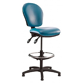 Ascot Medium Back Vinyl Draughtsman Chairs