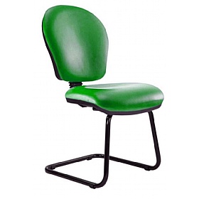 Ascot Medium Back Vinyl Visitor Chairs