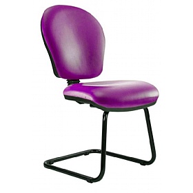 Ascot Medium Back Vinyl Visitor Chairs