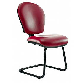 Ascot Medium Back Vinyl Visitor Chairs