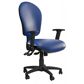 Ascot Heavy Duty Vinyl 3-Lever Task Chairs