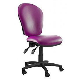 Ascot High Back Vinyl 3-Lever Operator Chairs
