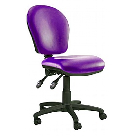 Ascot Medium Back Vinyl 2-Lever Operator Chairs