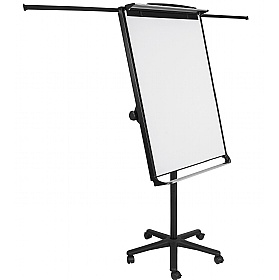 Bi Office Mastervision Mobile Magnetic Flipchart Easel - Display Equipment