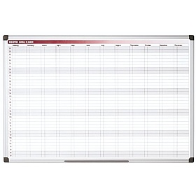Bi Office Magnetic 52 Week Annual Planner - Display Equipment