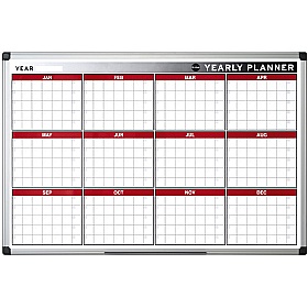 Bi Office Magnetic 12 Month Annual Planner